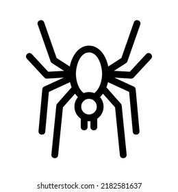 spider icon or logo isolated sign symbol vector illustration - high quality black style vector icons

