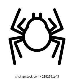 spider icon or logo isolated sign symbol vector illustration - high quality black style vector icons
