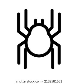 spider icon or logo isolated sign symbol vector illustration - high quality black style vector icons
