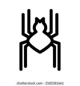 spider icon or logo isolated sign symbol vector illustration - high quality black style vector icons
