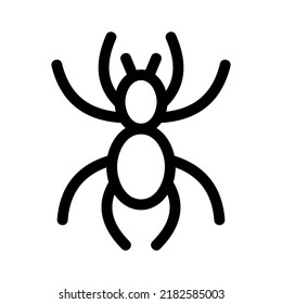 spider icon or logo isolated sign symbol vector illustration - high quality black style vector icons
