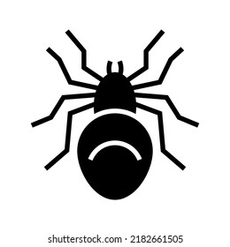 spider icon or logo isolated sign symbol vector illustration - high quality black style vector icons
