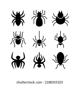 spider icon or logo isolated sign symbol vector illustration - high quality black style vector icons
