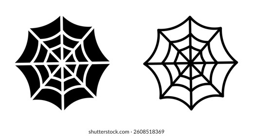 Spider icon on white background