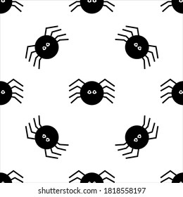 The spider icon pattern is suitable for any design