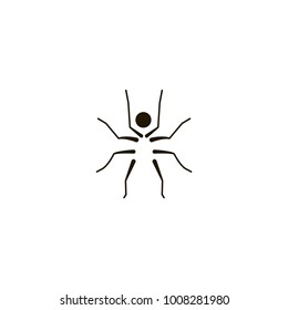 spider icon. sign design