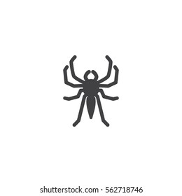 spider icon. sign design