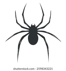 Spider icon silhouettes vector illustration