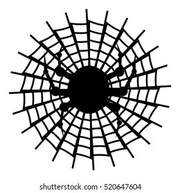 Spider icon. Simple illustration of spider vector icon for web