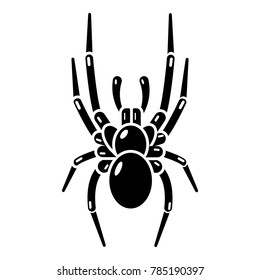 Spider icon. Simple illustration of spider vector icon for web