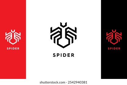Spider icon simple logo line