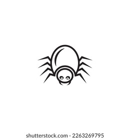 spider icon symbol sign vector