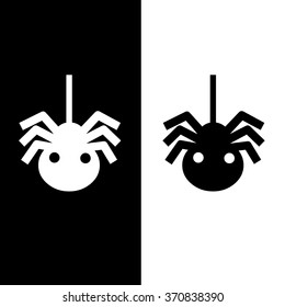 Spider icon, symbol Silhouette Set Vector EPS10, Great for any use.