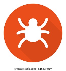 Spider icon vector