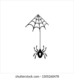 Spider Icon, Spider Vector Art Illustration
