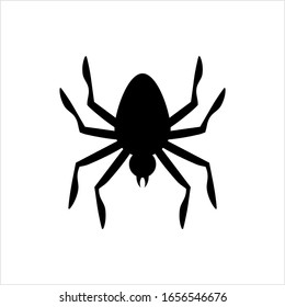 Spider Icon, Spider Vector Art Illustration