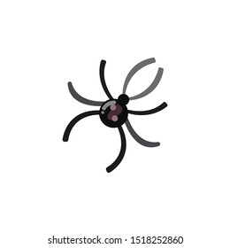 Spider icon vector cartoon helloween