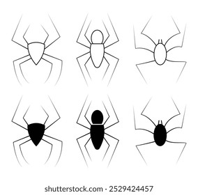 Spider icon in vector format