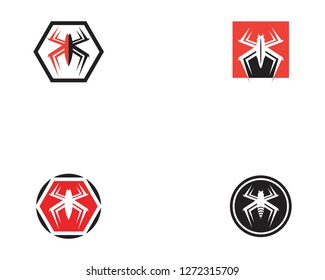 Spider icon vector illustration