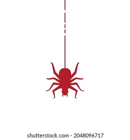 Spider icon vector illustration design template.