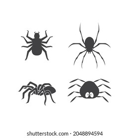 Spider icon vector illustration design template.