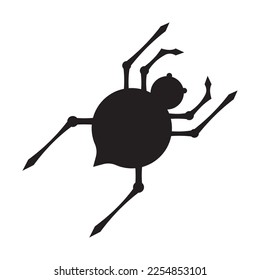 Spider icon vector illustration design template.