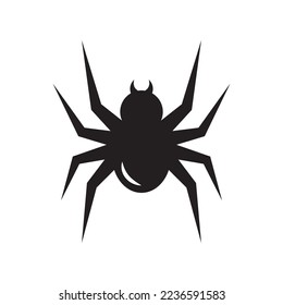 spider icon vector illustration logo design