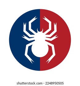 spider icon vector illustration logo design