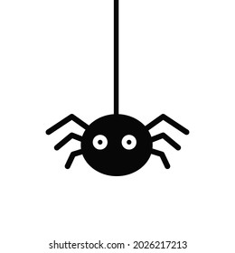 Spider icon vector set. halloween illustration sign collection. web symbol cobweb logo.