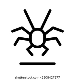 Spider Icon Vector Symbol Design Illustration