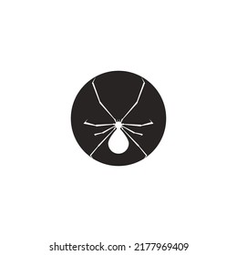 Spider icon.vector illustration symbol design.