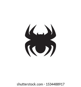 spider illustration logo vector template-vector