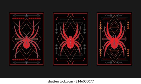 araña, ilustración, vector, arte de línea, lujo, elegante, fácil de editar fondo