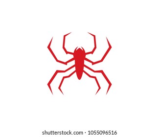 spider ilustration logo vector for business 