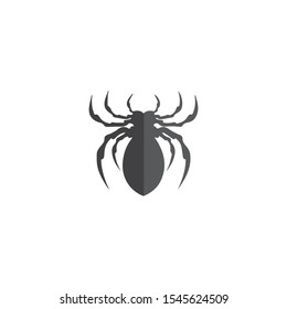 spider ilustration logo vector template