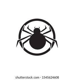 spider ilustration logo vector template