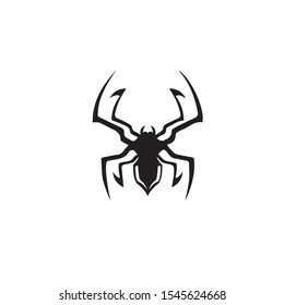 spider ilustration logo vector template