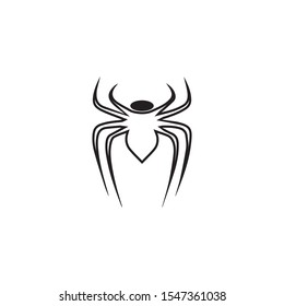 spider ilustration logo vector template