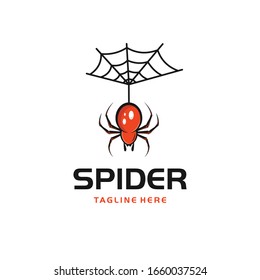 Spider Insect Abstract Illustration Modern Vector Logo