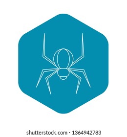 Spider insect icon. Outline illustration of spider insect vector icon for web