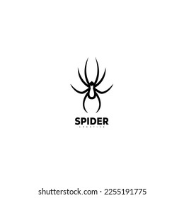 spider line logo design illustration