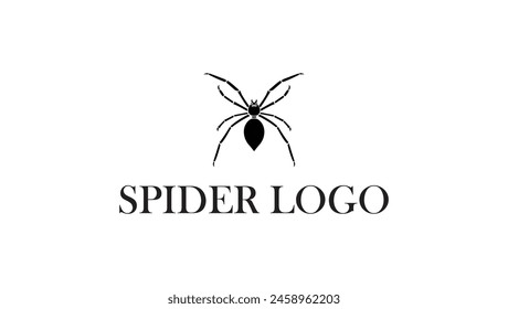 Spider logo design. Creative logo design