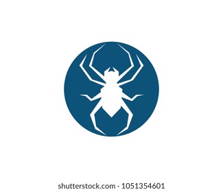 Spider Logo design vector illustration design template