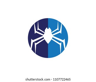 Spider Logo design vector illustration design template