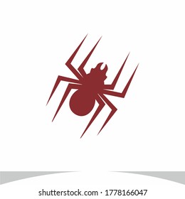 Spider Logo Design Vector Illustration