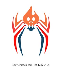 Spider logo icon design illustration