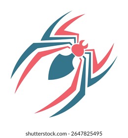 Spider logo icon design illustration