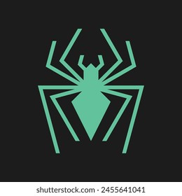Spider logo. Icon design. Template elements	