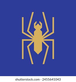 Spider logo. Icon design. Template elements	