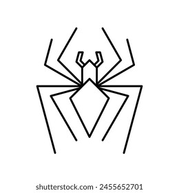 Spider-Logo. Symboldesign. Vorlage Elemente	